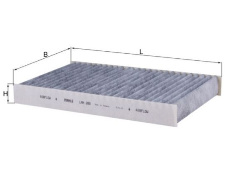 Filter, interior air LAK 280 Mahle, Image 2
