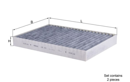 Filter, interior air LAK 292/S Mahle