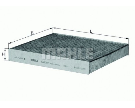Filter, interior air LAK 297 Mahle