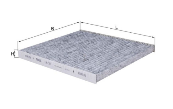 Filter, interior air LAK 301 Mahle