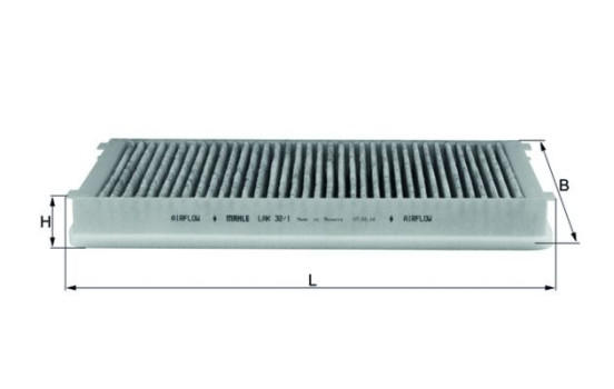 Filter, interior air LAK 32/1 Mahle