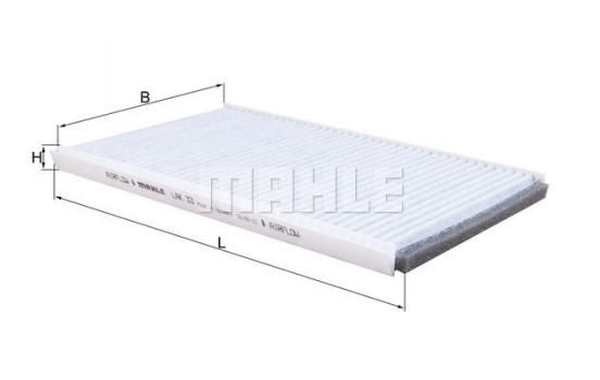 Filter, interior air LAK 33 Mahle