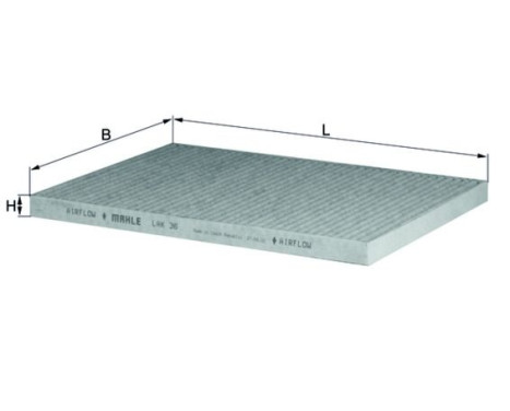 Filter, interior air LAK 36 Mahle, Image 2