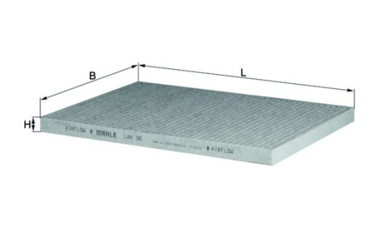 Filter, interior air LAK 36 Mahle, Image 2