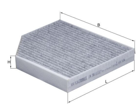 Filter, interior air LAK 386 Mahle, Image 2