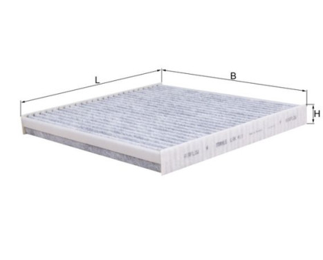 Filter, interior air LAK 411 Mahle