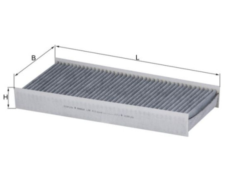 Filter, interior air LAK 412 Mahle, Image 2