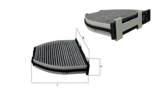 Filter, interior air LAK 413 Mahle, Image 2