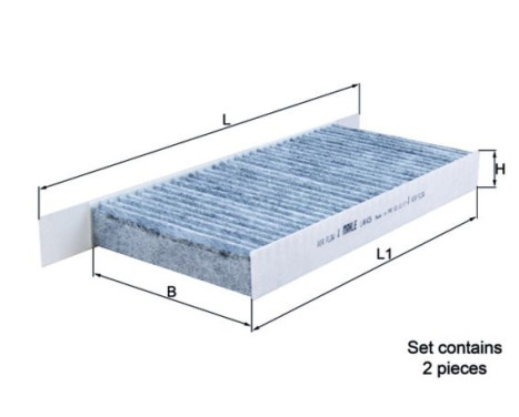Filter, interior air LAK 426/S Mahle