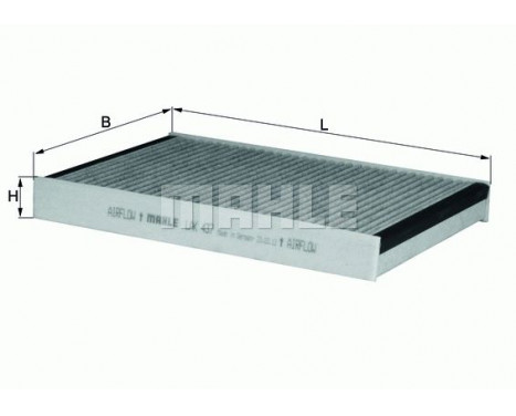 Filter, interior air LAK 437 Mahle