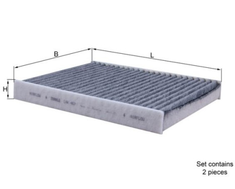 Filter, interior air LAK 467/S Mahle