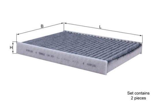 Filter, interior air LAK 467/S Mahle