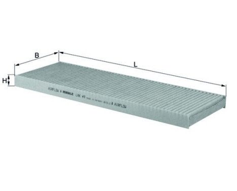 Filter, interior air LAK 49 Mahle, Image 2