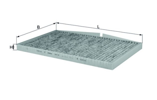 Filter, interior air LAK 58 Mahle, Image 3