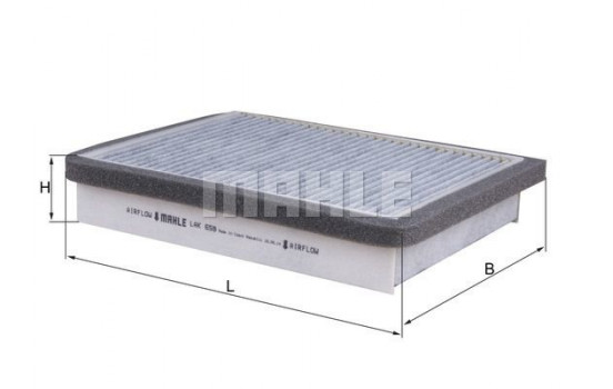 Filter, interior air LAK 658 Mahle