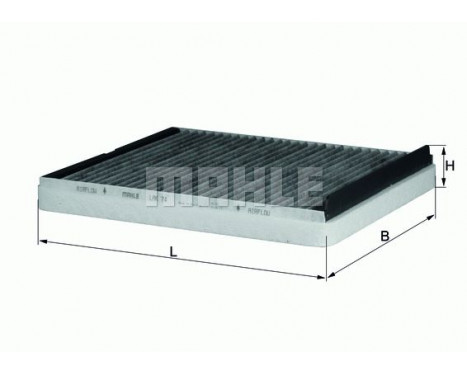Filter, interior air LAK 74 Mahle