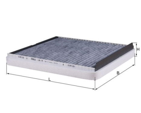 Filter, interior air LAK 74 Mahle, Image 2