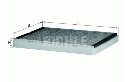 Filter, interior air LAK 75 Mahle
