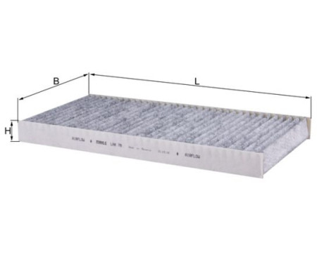 Filter, interior air LAK 78 Mahle, Image 2