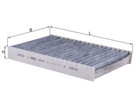 Filter, interior air LAK 87 Mahle