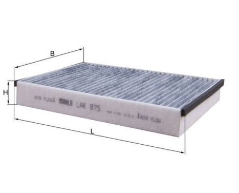 Filter, interior air LAK 875 Mahle