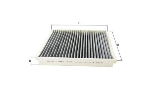 Filter, interior air LAK 875 Mahle