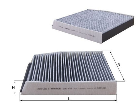 Filter, interior air LAK 879 Mahle