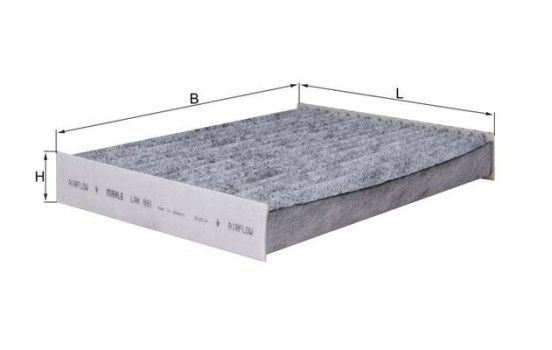 Filter, interior air LAK 891 Mahle