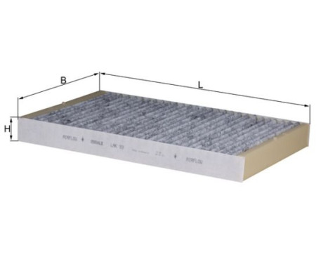 Filter, interior air LAK 93 Mahle, Image 2