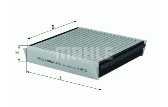 Filter, interior air LAK 96 Mahle, Image 2