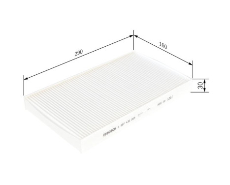 Filter, interior air M2003 Bosch, Image 5