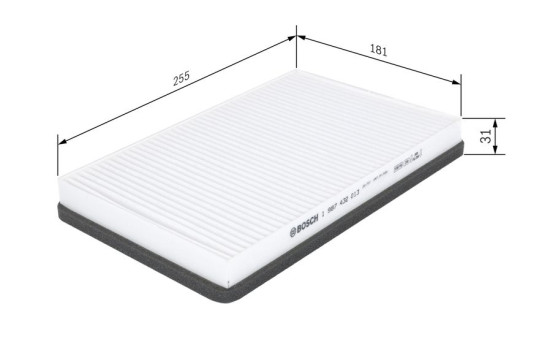 Filter, interior air M2013 Bosch, Image 9
