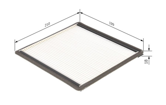 Filter, interior air M2021 Bosch, Image 5