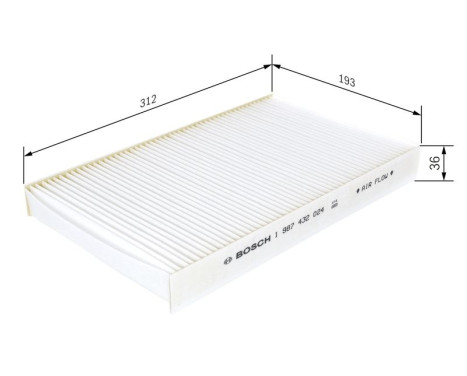 Filter, interior air M2024 Bosch, Image 9