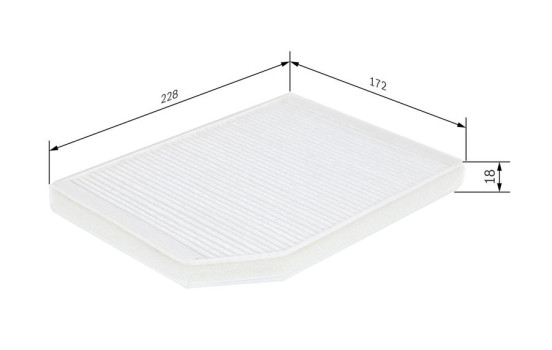 Filter, interior air M2027 Bosch, Image 9