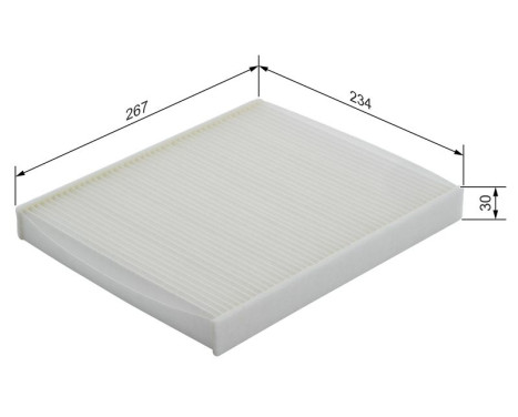 Filter, interior air M2038 Bosch, Image 5