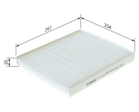 Filter, interior air M2038 Bosch, Image 9