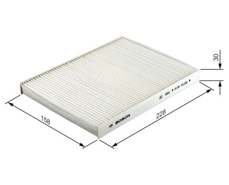 Filter, interior air M2039 Bosch, Image 9