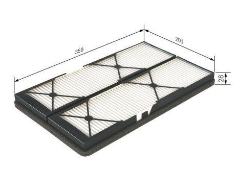 Filter, interior air M2044 Bosch, Image 5