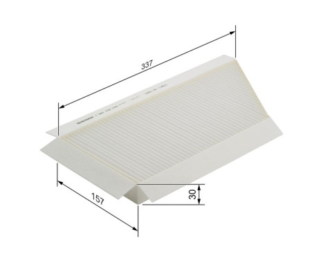 Filter, interior air M2048 Bosch, Image 5