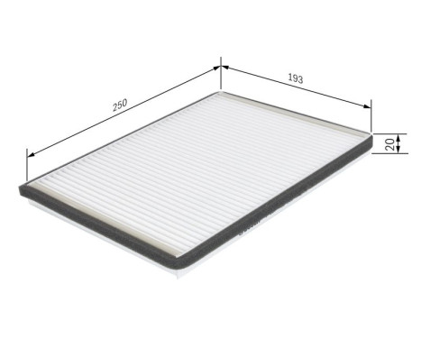 Filter, interior air M2058 Bosch, Image 9