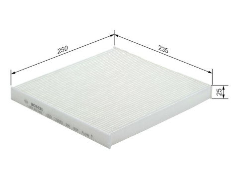 Filter, interior air M2065 Bosch, Image 9
