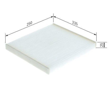 Filter, interior air M2065 Bosch, Image 9