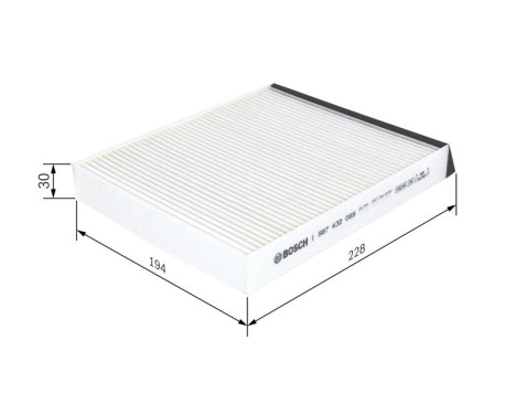 Filter, interior air M2069 Bosch, Image 9
