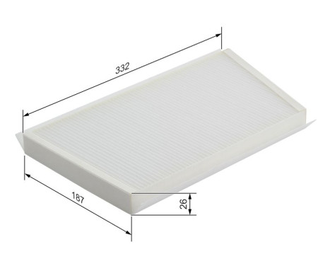 Filter, interior air M2070 Bosch, Image 5