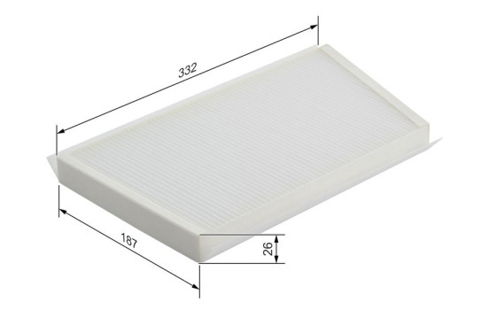 Filter, interior air M2070 Bosch, Image 5
