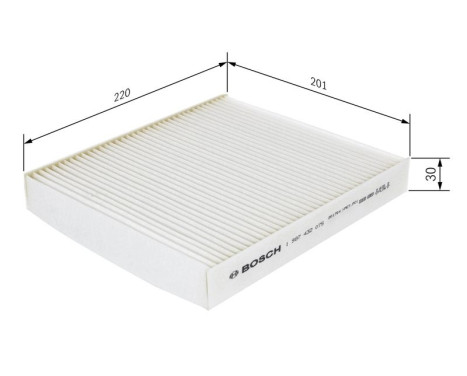 Filter, interior air M2075 Bosch, Image 9
