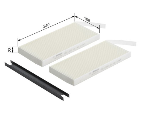 Filter, interior air M2078 Bosch, Image 9