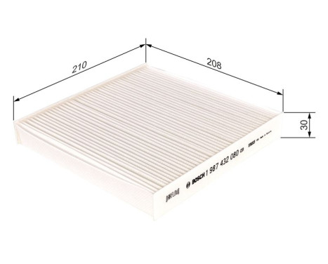 Filter, interior air M2080 Bosch, Image 9