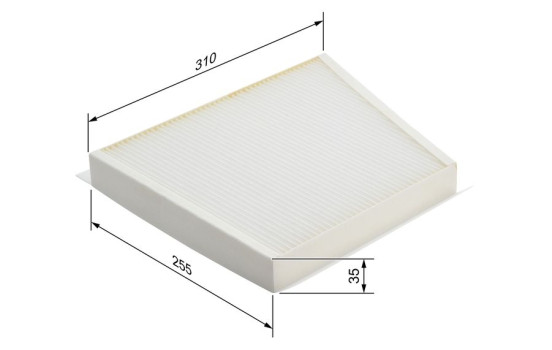 Filter, interior air M2081 Bosch, Image 5